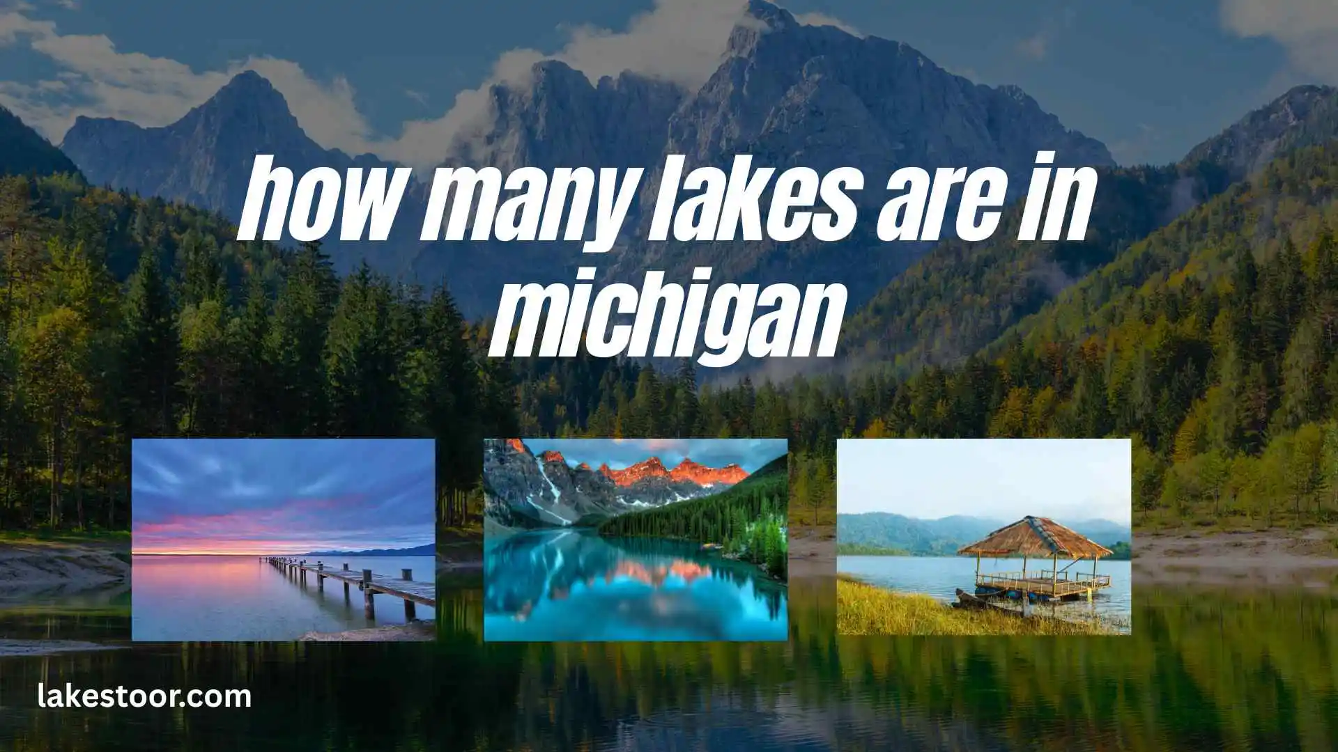 how many lakes are in michigan