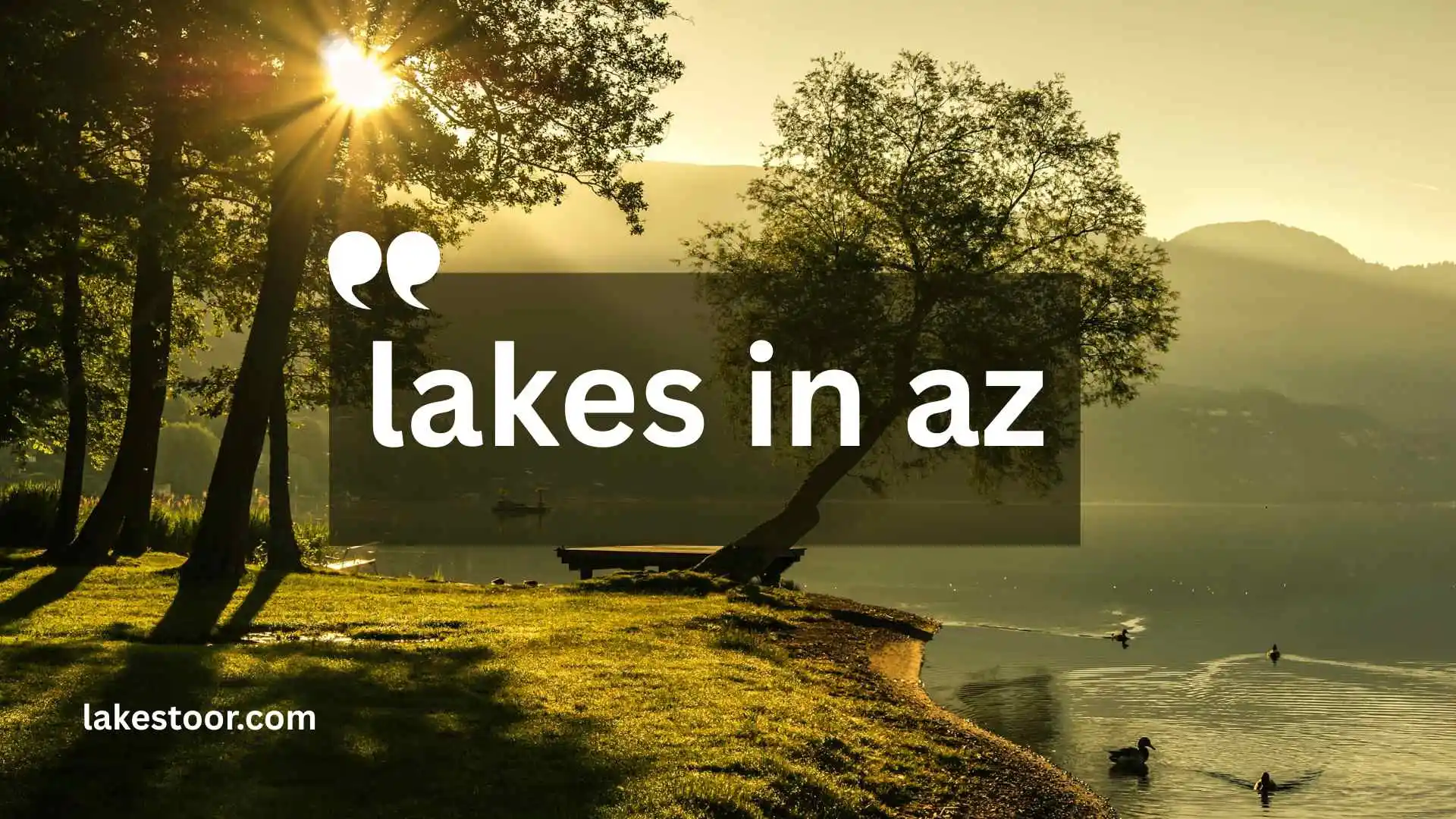 lakes in az