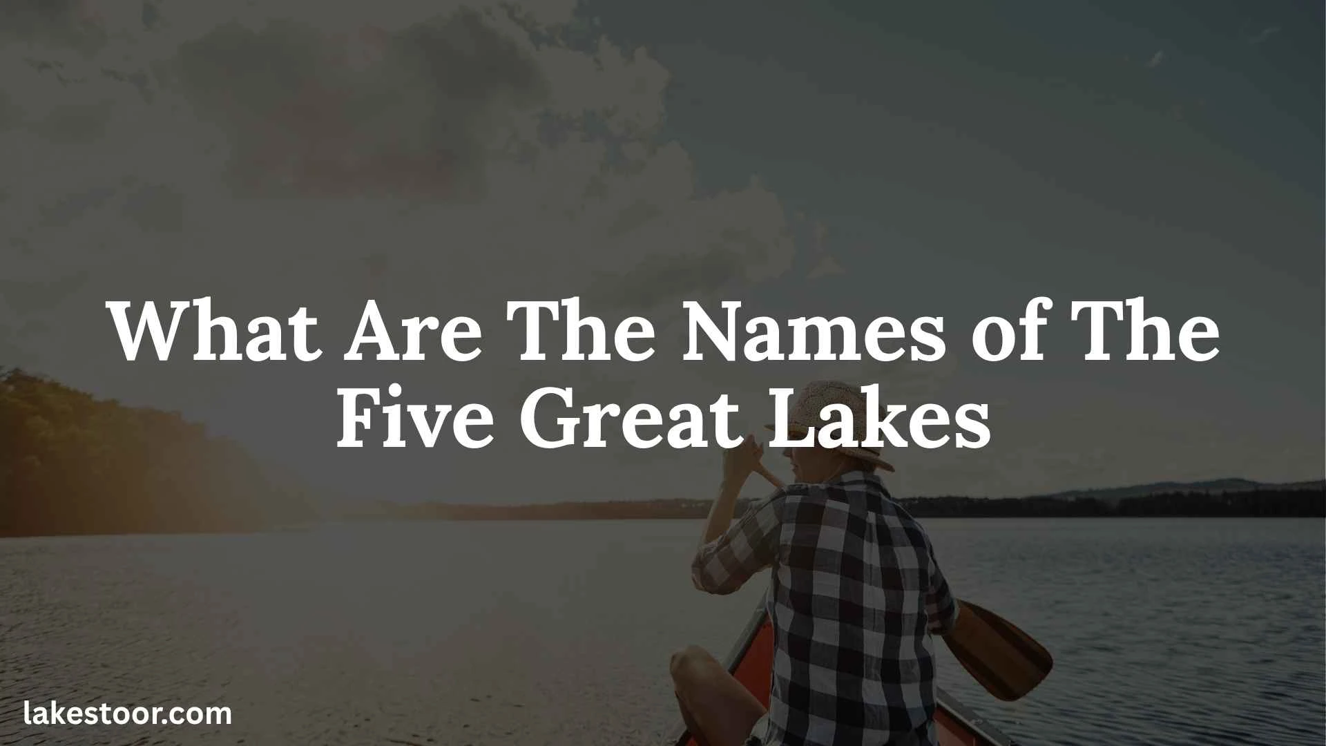 what are the names of the five great lakes